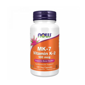 Now Foods Vitamin K2 (MK7) 100mcg cardiovascular Support & Bone Health 120 Capsules