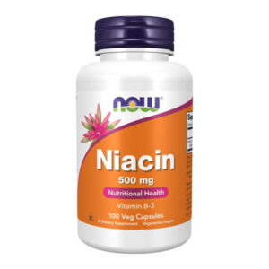 Now Niacin 500 mg 100 Veg Capsules