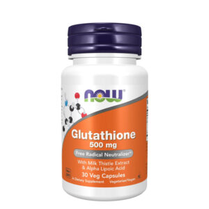 NOW Supplements, Glutathione 500 mg 30Tablet