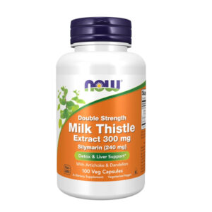 NOW Supplements, Silymarin Milk Thistle Extract 300 mg with Artichoke and Dandelion 100Capsules