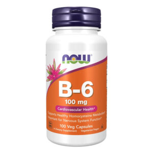 Now Vitamin B-6 100 mg Veg Capsules