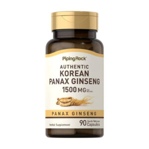 Piping Rock Korean Ginseng Capsules 1500mg 90 capsules