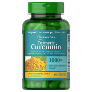 Puritan’s Pride Turmeric Curcumin 1000mg 60 Capsules