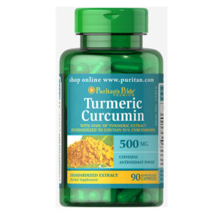 Puritan’s Pride Turmeric Curcumin 500mg 90 Capsules