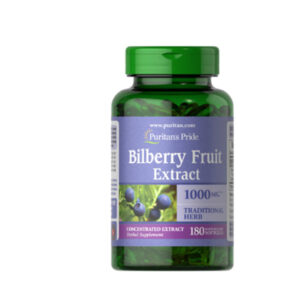 Puritan's Pride Bilberry 1000 mg 180 Softgels