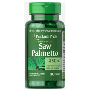 Puritans Pride Saw Palmetto 450 Mg Capsules 100 Tablets