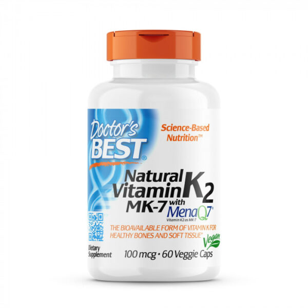 Doctor's Best Natural Vitamin K2 MK-7 with MenaQ7 100 mcg - 60 Capsule