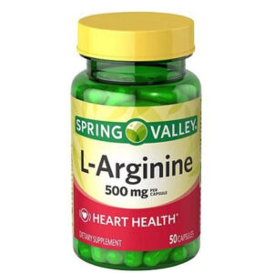 Spring Valley L-Arginine Capsules 500mg 50 Capsules