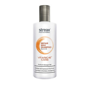 Streax Professionals Repair Max Shampoo for Dry to Damaged Hair