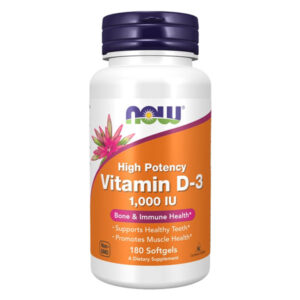 Vitamin D-3 1000 IU 180 Softgels