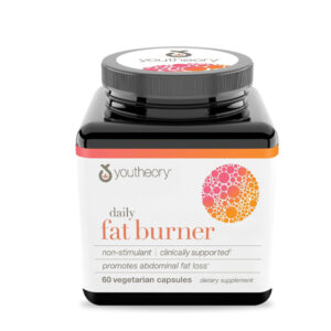 Youtheory Daily Fat Burner Vegetarian Capsules, Healthy Weight Management, 60 Capsules