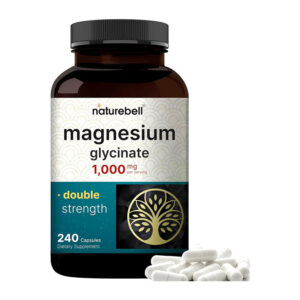 NatureBell Magnesium Glycinate Capsules 1000mg – 240 Capsules