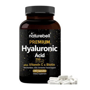 NatureBell Hyaluronic Acid Supplements 250mg – 240 Capsules
