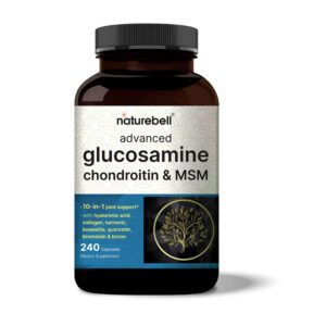 NatureBell Advanced Glucosamine Chondroitin MSM Supplemen – 240 Capsules