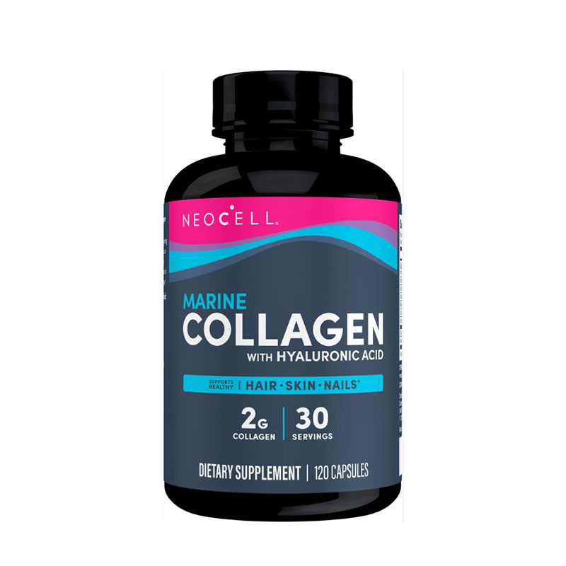 Neocell Marine Collagen – 120 Capsules with Hyaluronic Acid - Image 2