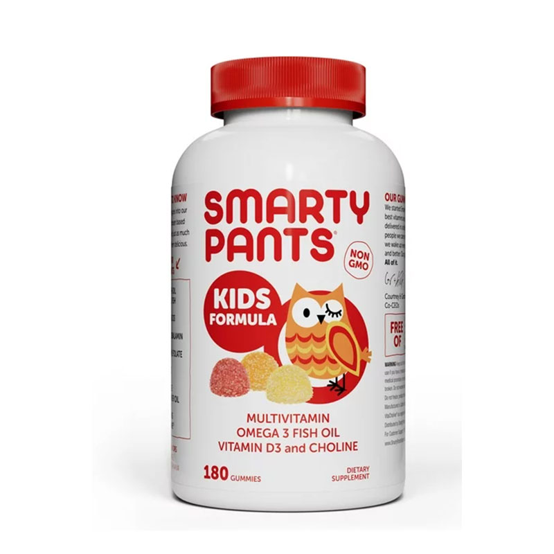 SmartyPants Kids Formula Multivitamin Gummies – 180ct