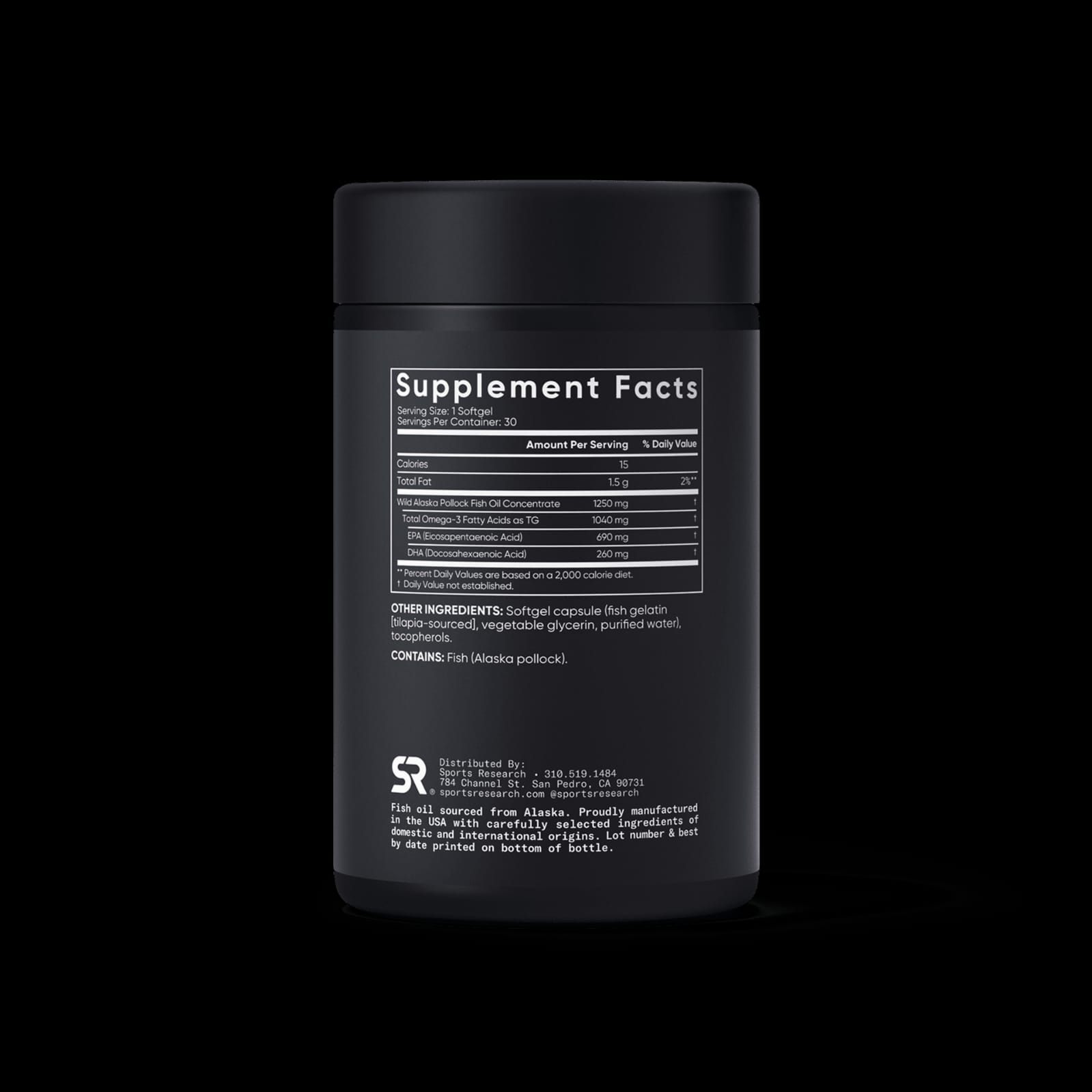 Sports Research Triple Strength Omega 3 Fish Oil 1250mg – 150 Softgels - Image 5